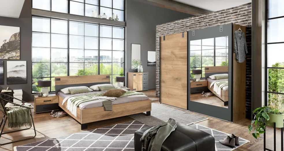 Chambre à coucher 4 éléments MALMÖ