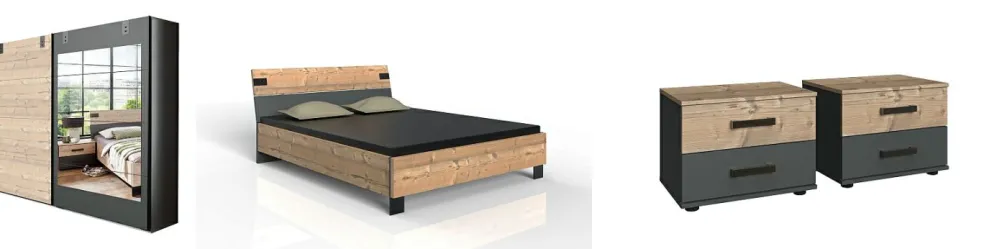 Chambre à coucher 4 éléments MALMÖ