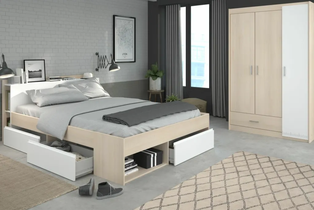 Chambre à coucher 2 éléments MOST 71-Parisot Clearance