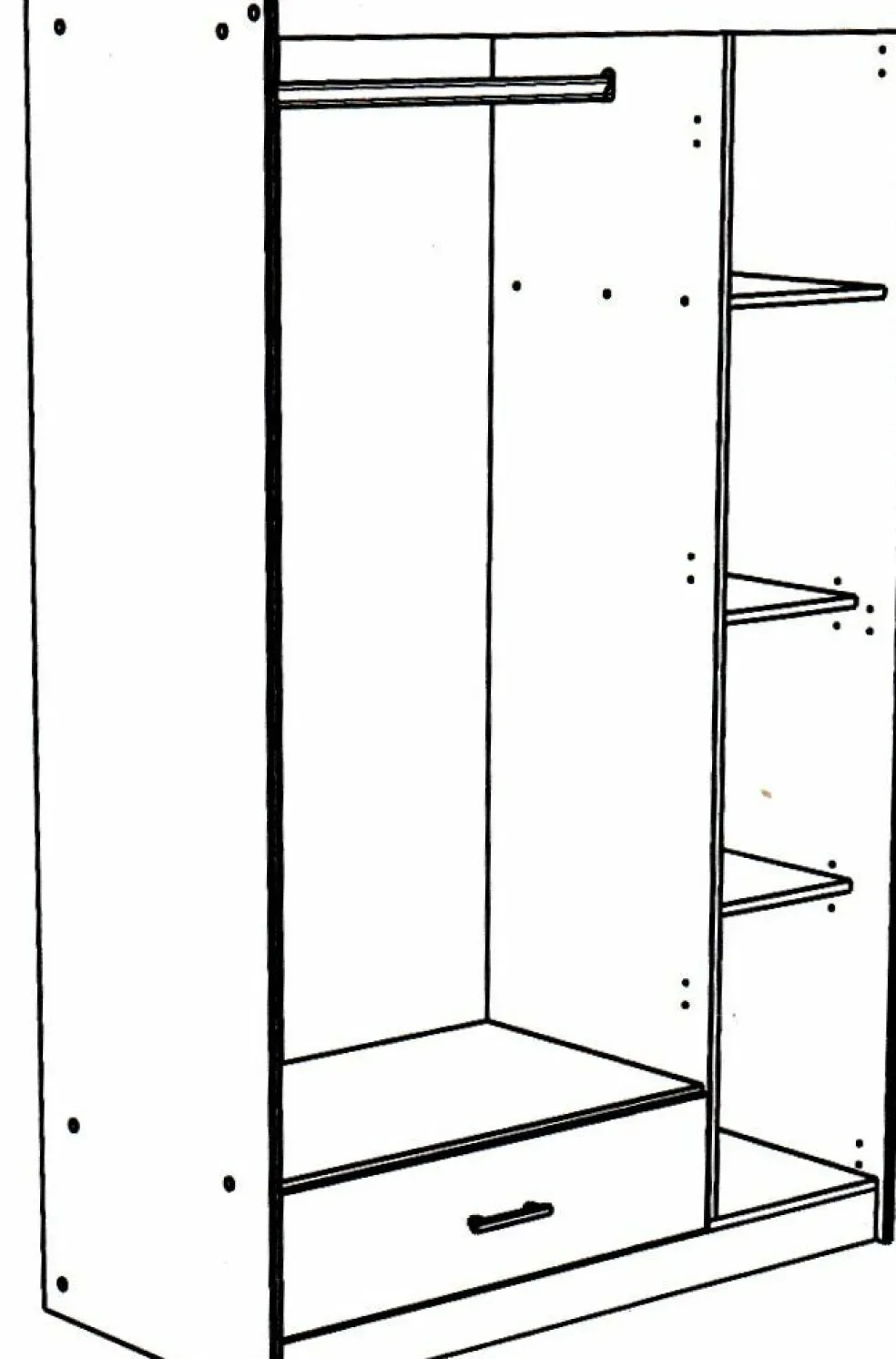 Chambre à coucher 3 éléments MOST 73