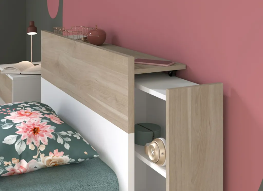 Chambre d'ado 5 éléments LAS VEGAS 2-Parisot Discount