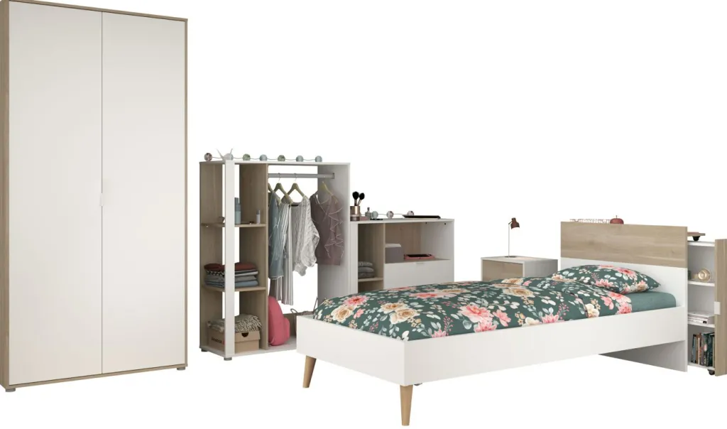 Chambre d'ado 6 pièces LAS VEGAS 1-Parisot Best