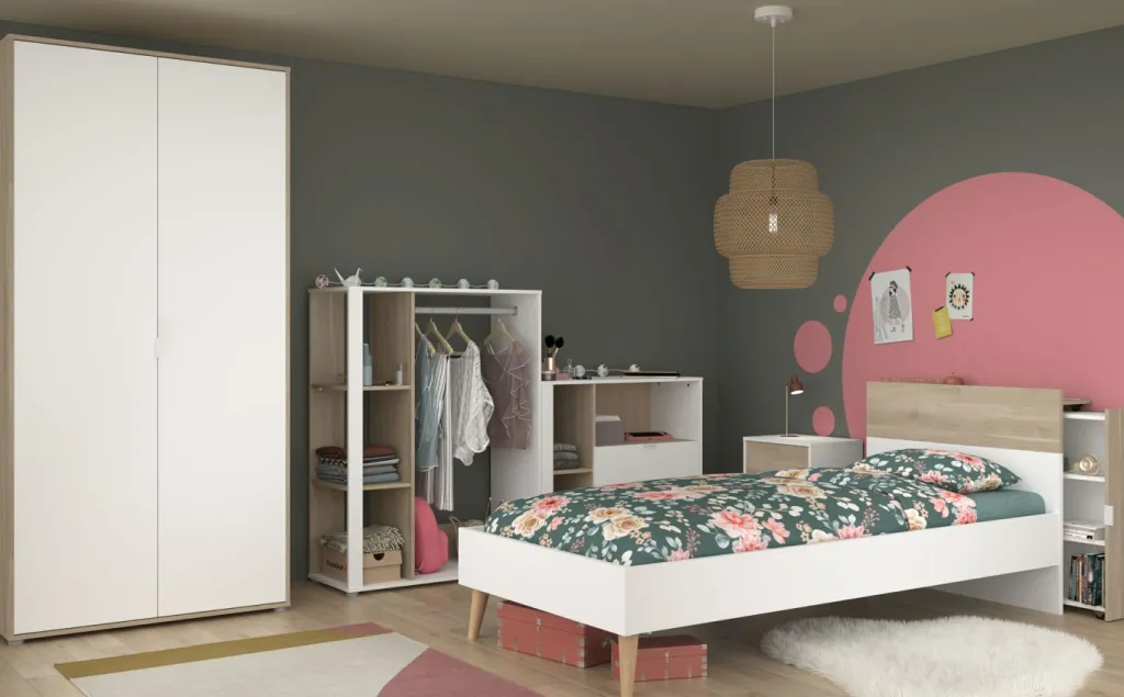 Chambre d'ado 6 pièces LAS VEGAS 1-Parisot Best