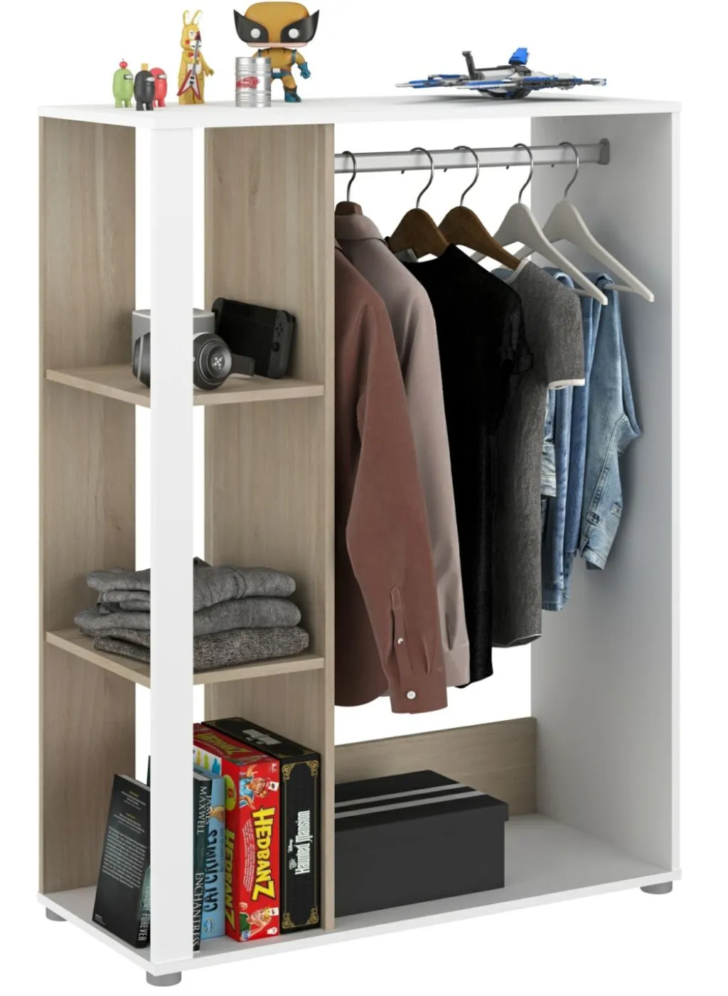 Chambre d'ado 6 pièces LAS VEGAS 1-Parisot Best