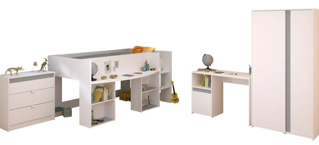 Chambre d'enfant 4 éléments PIROUETTE 11-Parisot