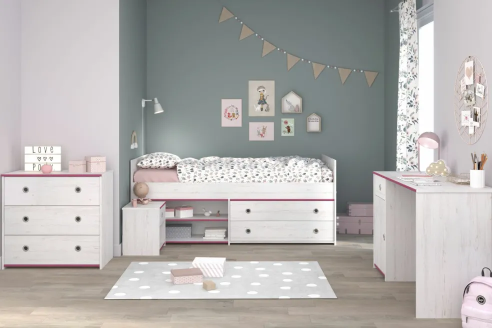 Chambre enfant 4 éléments SMOOZY 37b