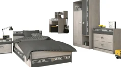 Chambre junior 6 éléments FABRIC 11-Parisot Hot