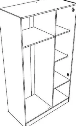 Chambre junior 6 éléments FABRIC 11-Parisot Hot