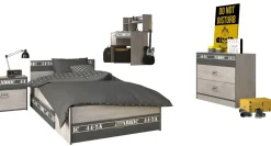 Chambre junior 5 éléments FABRIC 13-Parisot Online