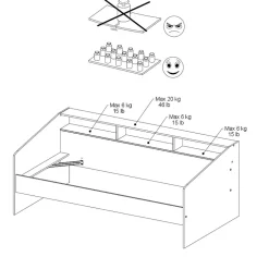 Chambre junior 2 éléments HOUSTON 46