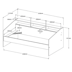 Chambre junior 2 éléments HOUSTON 45
