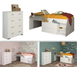 Chambre junior 2 éléments MILKY 16