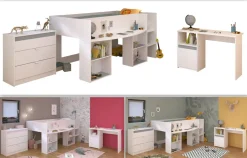 Chambre junior 3 éléments PIROUETTE 15-Parisot New