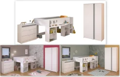 Chambre junior 3 éléments PIROUETTE 12-Parisot Hot