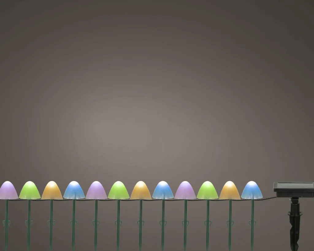 Champignons solaires avec piquets NEON-Kaemingk New