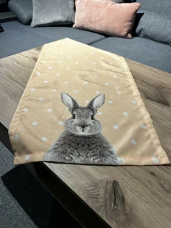 Chemin de table tête de lapin ROGER