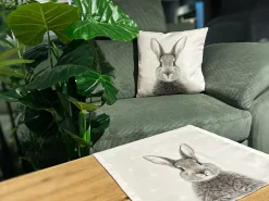 Chemin de table tête de lapin ROGER