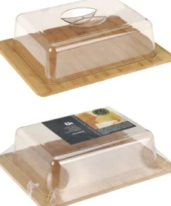Cloche à fromage en bambou-Koopman Online