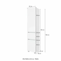 Colonne de salle de bains 40 cm KOPENHAGEN-Held Outlet