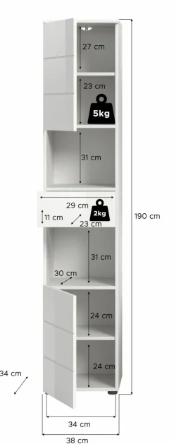 Colonne de salle de bains AMBO-Xonox Online