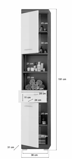Colonne de salle de bains SEWULA