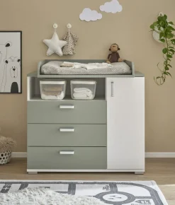 Commode à langer MAILAND-Pol-Power Outlet