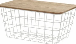 Corbeille métalllique avec couvercle KITCHEN MARKET