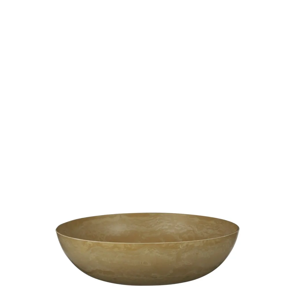 Coupe décorative ocre Ø37cm MILA-Edelman Clearance