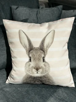 Coussin tête de lapin ROGER