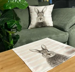 Coussin tête de lapin ROGER