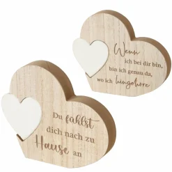 Décoration à poser coeur ZUHAUSE-Boltze New