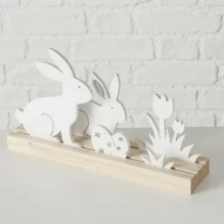 Décoration à poser famille de lapins ZURI-Boltze Discount