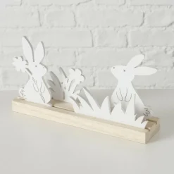 Décoration à poser famille de lapins ZURI-Boltze Discount