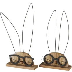 Décoration à poser lièvre à lunettes BERNT