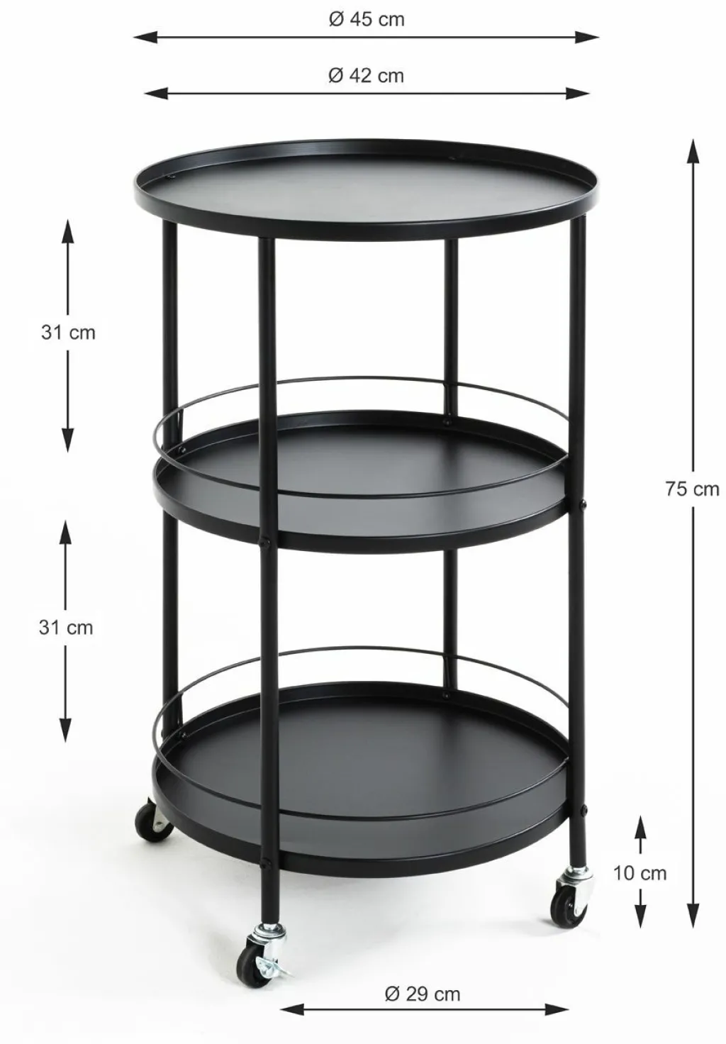 Desserte à roulettes BRISTOL-Haku Sale