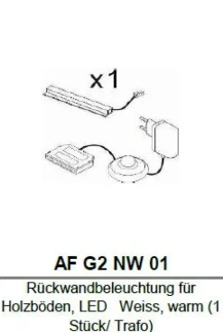 Eclairage de fond RAVENNA AF G2 NW 01-IMV Outlet