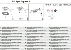 Eclairage LED sous tablette 99 FM WW 90