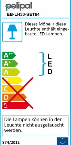 Eclairage vasque indirect EB-LH30-SET 64