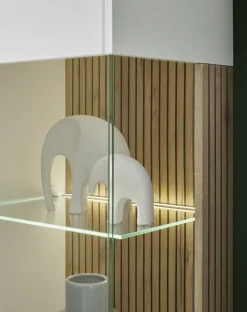 Eclaire LED des tablettes en verre HUDSON