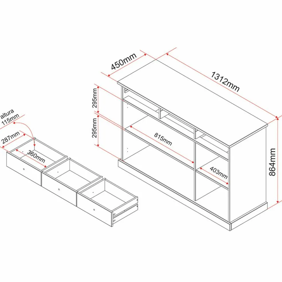 Enfilade LUZERNA 4.1