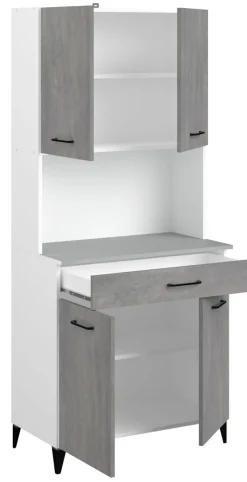 Ensemble avec buffet de cuisine MEMPHIS 3-Parisot