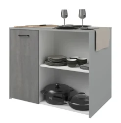 Ensemble avec buffet de cuisine MEMPHIS 3-Parisot