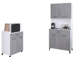 Ensemble avec buffet de cuisine MEMPHIS 1-Parisot Online