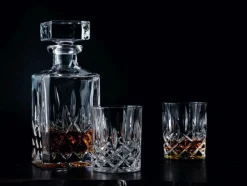 Ensemble bouteille à whisky et 2 verres NOBLESSE