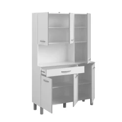 Ensemble buffet de cuisine et desserte à roulettes SEATTLE 1