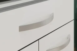 Ensemble buffet de cuisine et desserte à roulettes SEATTLE 1