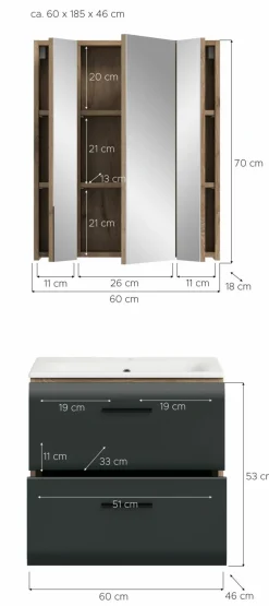 Ensemble salle de bains 2 éléments BONGA-Xonox Clearance
