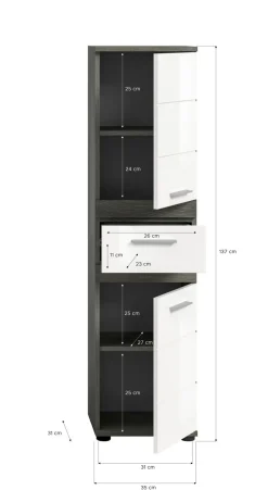 Ensemble salle de bains 4 éléments ASSELA