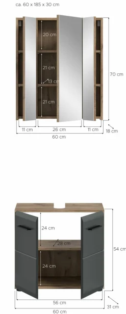 Ensemble salle de bains 2 éléments BONGA-Xonox Discount
