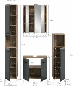 Ensemble salle de bains 4 éléments BONGA
